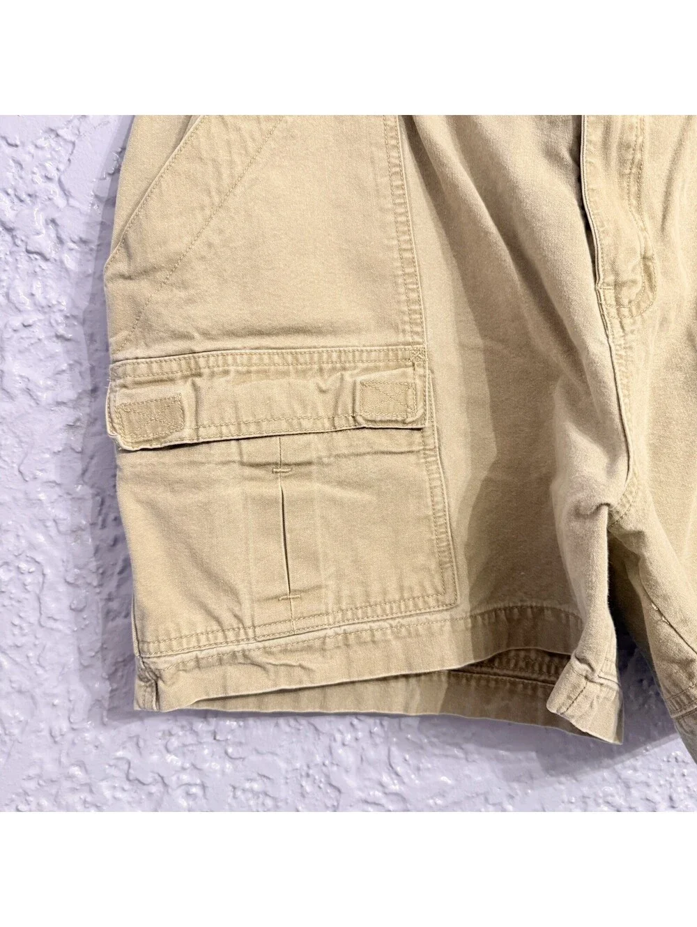 Royal Robbins Vintage Khaki Cargo Utility Hiking Shorts Size 38